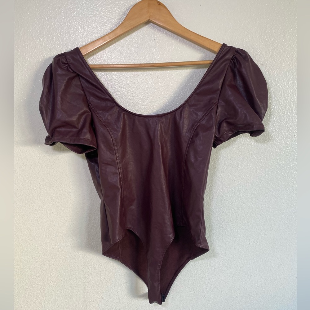 Leather Bodysuit | Bodysuit